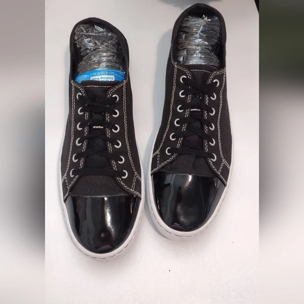 Clarks Black and White Sneakers